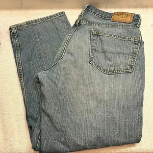 Signature Levi Strauss & Co Mens Relaxed Blue Denim Jeans Size 36 x 30
